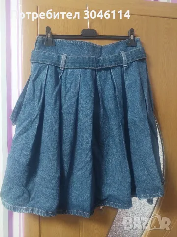 дънкена пола Зара, снимка 4 - Поли - 48311364