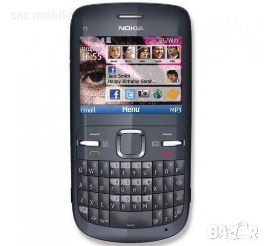 Дисплей Nokia C3 - Nokia E5 - Nokia X2-01 - Nokia 200 - Nokia 210 - Nokia 302, снимка 3 - Резервни части за телефони - 11780586