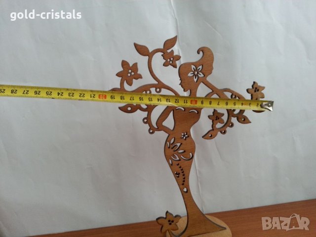 Дървена поставка за бижута , снимка 3 - Други - 34418719