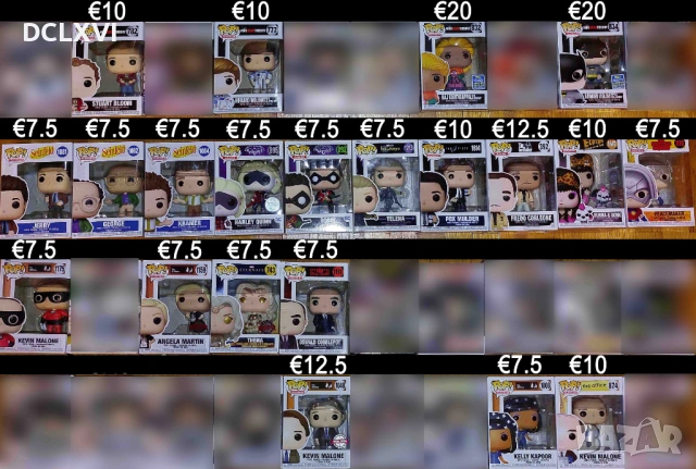 Колекция от Funko Pop - Big Bang Theory, Marvel, DC, The Office
