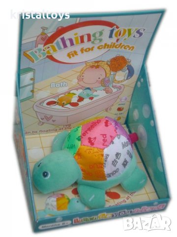 Дрънкалка плюшена Костенурка многоцветна, снимка 1 - Плюшени играчки - 37050553