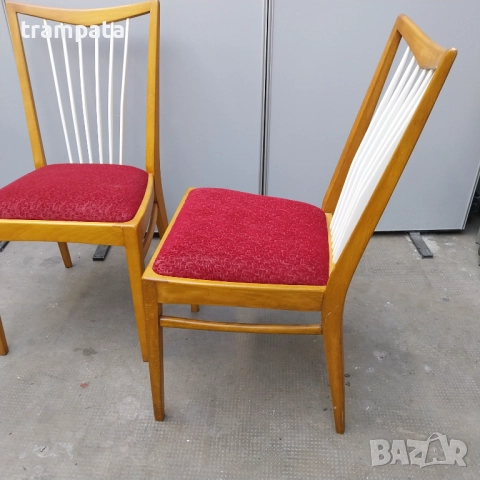 НАЙ ДОБРАТА ОФЕРТА Дизайнерски винтидж столове Bähre 1940/50, снимка 7 - Антикварни и старинни предмети - 52977130