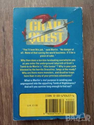 Книга-Игра - GrailQuest 7: Tomb of Nightmares, снимка 2 - Детски книжки - 52728137