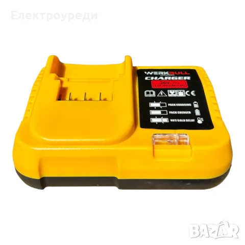 Немски Акумулаторен Безчетков Ъглошлайф WerkBull 36V 2 Батерии 8.0Аh и Куфар, снимка 3 - Други инструменти - 49195169