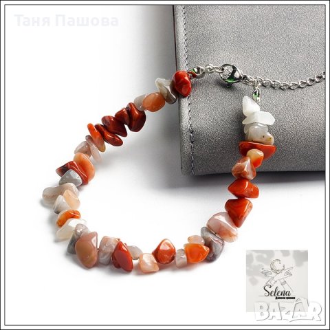 Гривни с естествен камък, снимка 7 - Гривни - 40192601