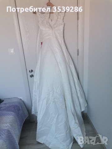 Сватбена рокля р-р ХС, с етикет, снимка 4 - Рокли - 40372067