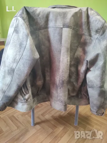 Мъжко кожено яке , снимка 9 - Якета - 55785089