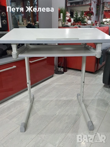 Бюро/чин с метални крака,регулиране-Австрия , снимка 4 - Бюра - 53128336
