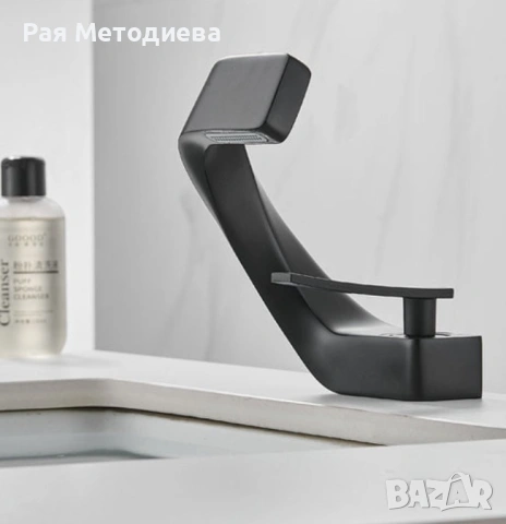 Екстравагантен черен смесител за баня , снимка 9 - Други стоки за дома - 53038053