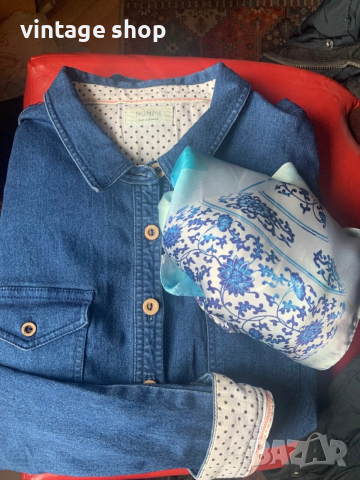 Рокля деним Nümph, размер М/L, снимка 9 - Рокли - 54020272