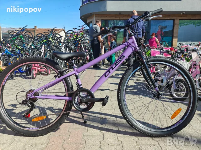 CROSS Велосипед 26" HARMONY лилав, снимка 12 - Велосипеди - 56530186
