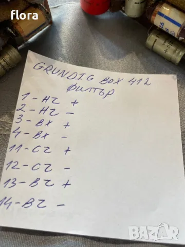 Трилентови филтри GRUNDIG , снимка 9 - Тонколони - 49647094