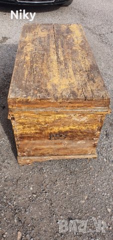 Голяма ракла сандък 103х57х52 см., снимка 4 - Антикварни и старинни предмети - 44212489