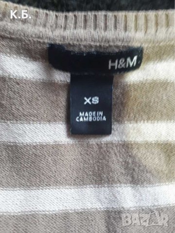 Блуза H&M р-р XS, снимка 4 - Блузи с дълъг ръкав и пуловери - 31542323