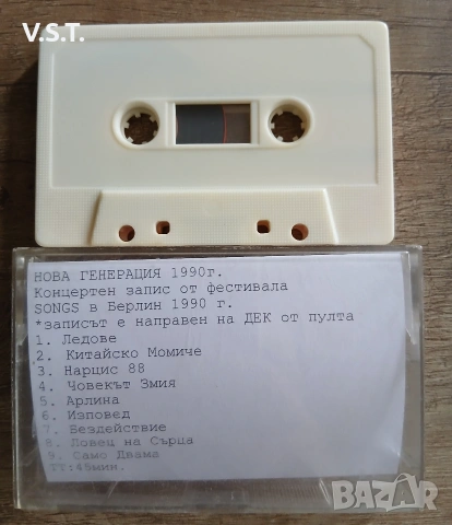 Нова Генерация - Концертни Записи, снимка 4 - Аудио касети - 53931376