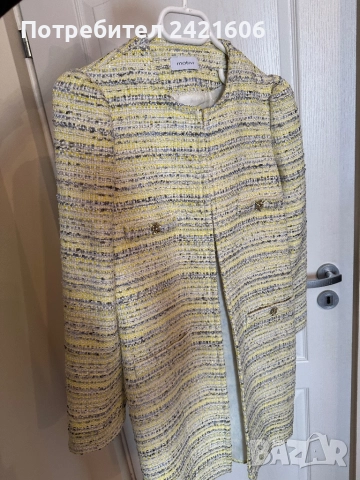 36 размер Motivi от букле манто блейзър дълъг