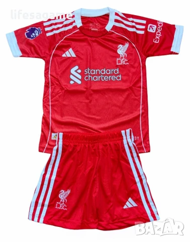 Детски футболен екип Ливърпул Вирц комплект тениска и къси панталони Liverpool Wirtz, снимка 2 - Детски комплекти - 51224752