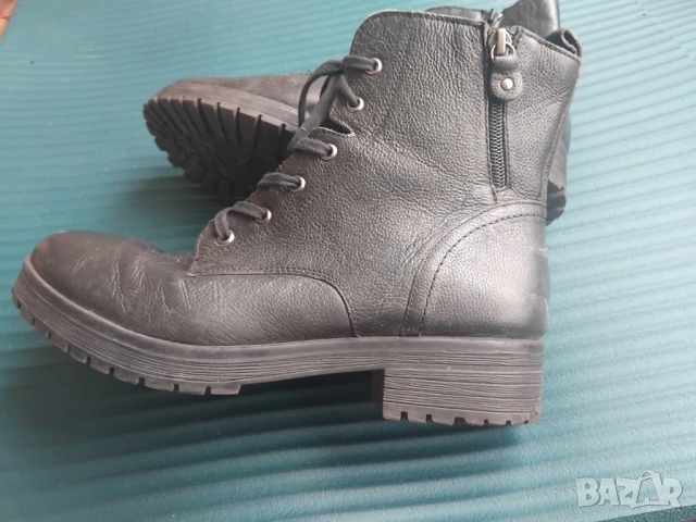 Дамски боти / ботуши - естествена кожа, 40 номер