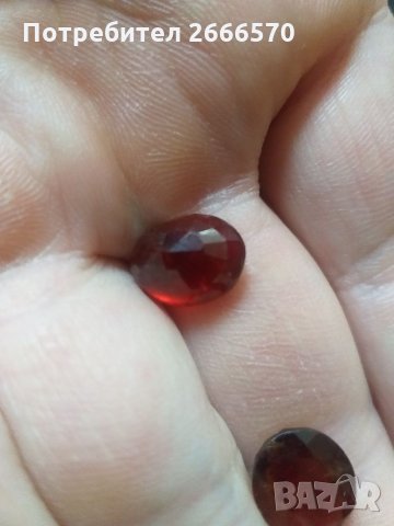 Два бр хесонит със сертификат , рубин , диамант , смарагд , сапфир, снимка 3 - Колекции - 35358747