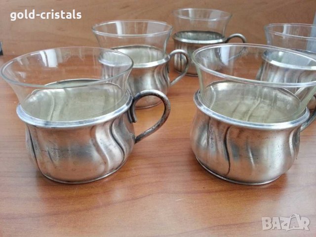 Немски посребрени подстакани, снимка 2 - Антикварни и старинни предмети - 31916985