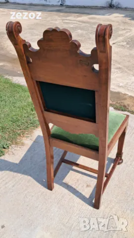 Махагонов антикварен стол, снимка 7 - Столове - 49449042