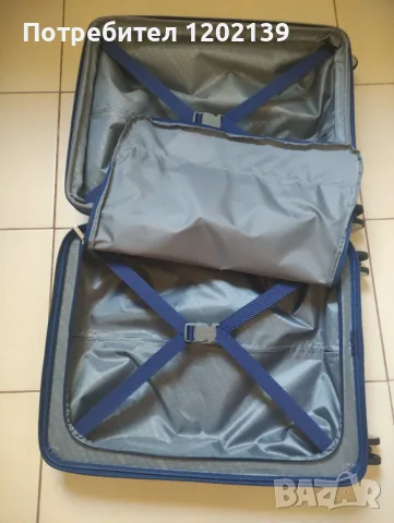 Куфар American Tourister Soundbox Spinner 55/20 TSA EXP – Midnight (Моделът на Роналдо), снимка 12 - Куфари - 55727702