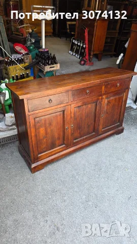 Контрабюфет изработен изцяло от дърво, снимка 4 - Секции и витрини - 55970685