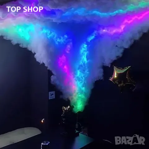 Glucrean LED светлина 3D Thundercloud, Многоцветна лента, 1 бр,6 метра