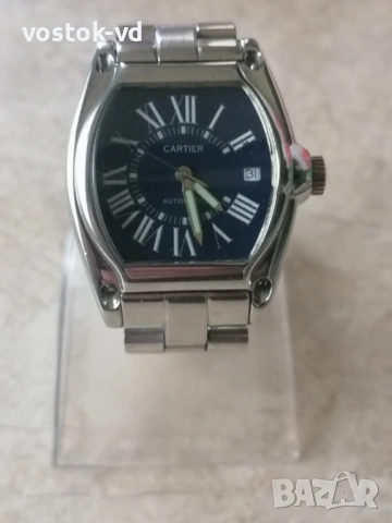 CARTIER AUTOMATIC МЪЖКИ ЧАСОВНИК РАБОТЕЩ, снимка 2 - Антикварни и старинни предмети - 53295407