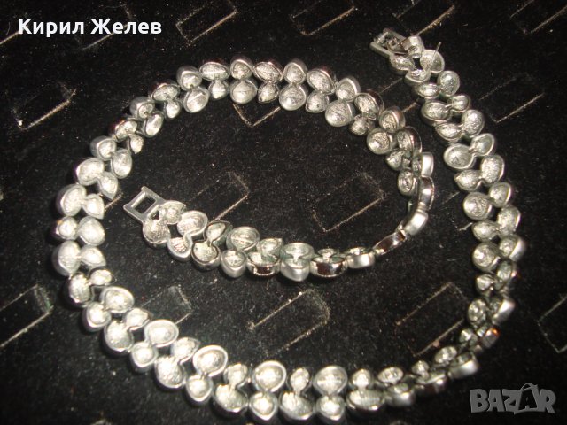 МНОГО СТИЛНО и КАЧЕСТВЕНО МАСИВНО МОДНО КОЛИЕ от БЛАГОРОДНА СТОМАНА с БЯЛА ПОЗЛАТА ТЕЖКО 19232, снимка 10 - Колиета, медальони, синджири - 31347334