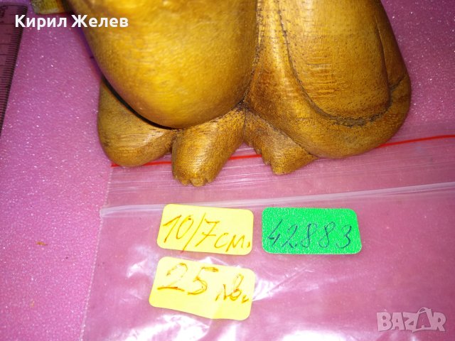 СИМПАТИЧНО МАЛКО СЛАДКО КОТЕНЦЕ ДЕКОРАТИВНА ДЪРВЕНА ФИГУРКА Стара РЪЧНА АРТ ИЗРАБОТКА 42883, снимка 15 - Статуетки - 44314427