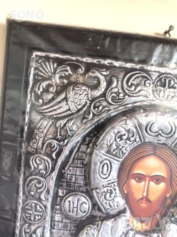 Прекрасна Икона- "Христос Пантократор", снимка 2 - Икони - 52121539