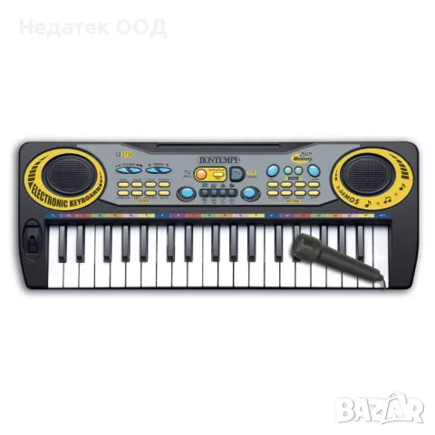 Синтезатор, Bontempi, С микрофон, 37 клавиша, снимка 2 - Музикални играчки - 47371899