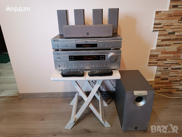 Аудио система Yamaha 5.1, снимка 1 - Аудиосистеми - 44757935