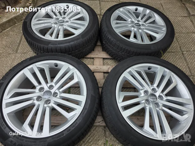 Лети джанти 20ки 5х112 Audi + зимни гуми 255/45/20 Continental, снимка 3 - Гуми и джанти - 56244553