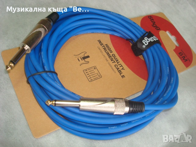 Инструментален кабел жак-жак 6м., снимка 3 - Китари - 24791323