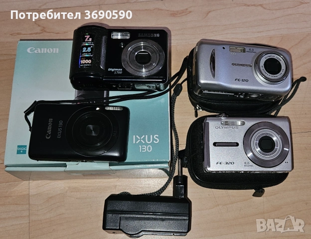 Фороапарати Samsung, Canon, Olympus