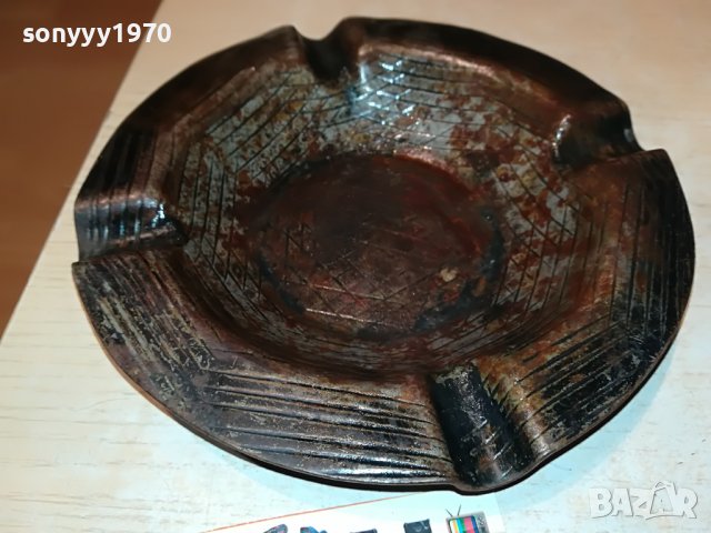 голям метален пепелник 19х4см 0701231926, снимка 9 - Антикварни и старинни предмети - 39224477