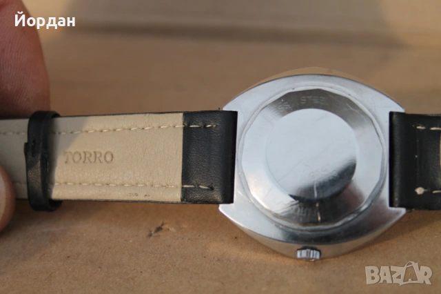 Швейцарски мъжки автоматичен часовник ''Damas'' /25 камъка/, снимка 7 - Мъжки - 54056868