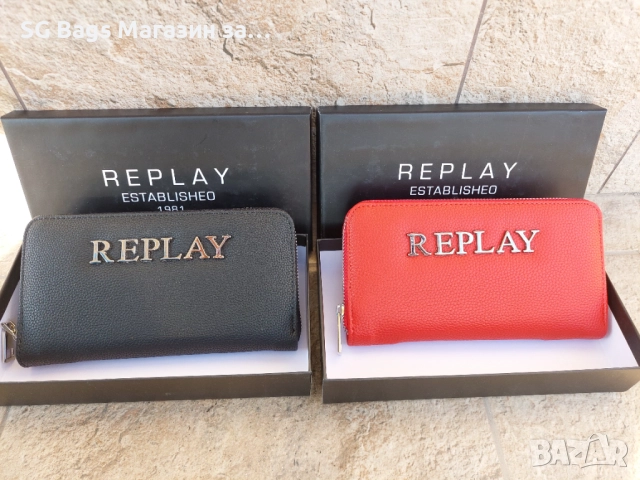 Replay дамско портмоне дамски портфейл код 230, снимка 2 - Портфейли, портмонета - 43966282
