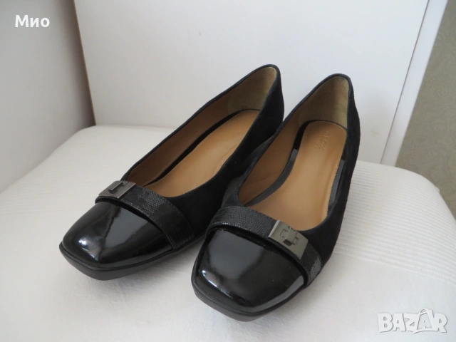 Лачени обувки Geox, естествена кожа, номер 39 1/2, 26,5 см