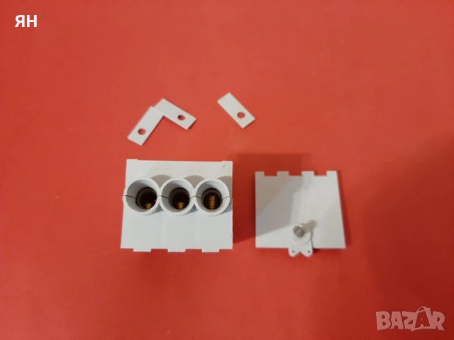 Английски Конектор Клема за Кабели до 50мм2 с 5 входа Бронз, снимка 2 - Други машини и части - 50536515