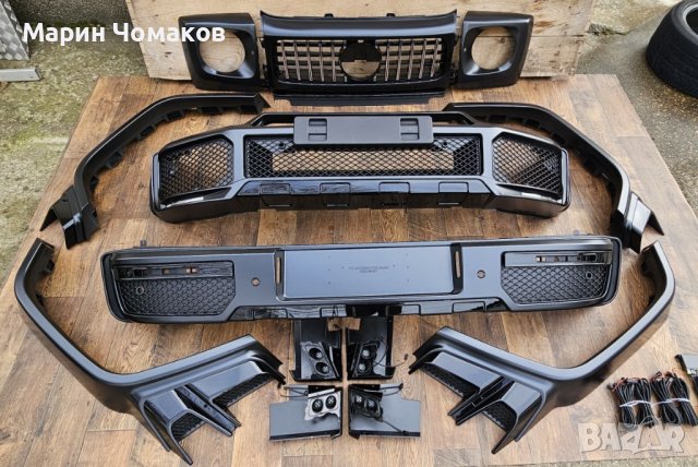 Боди кит Brabus Widestar за Mercedes G-class W463A W464 MAGNO BLACK NIGHT ( MAT ) Цвят -  MAGN, снимка 3 - Части - 44311335
