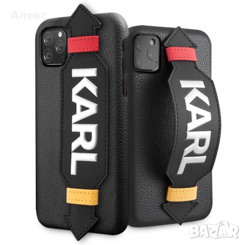 Karl Lagerfeld Твърд Оригинален Кейс за Iphone 11 Pro - Два модела, снимка 4 - Калъфи, кейсове - 30502495