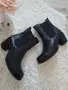 Черни боти естествена кожа, снимка 1