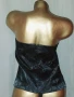 Сатенен черен корсет , снимка 4
