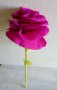 Роза от хартия голяма  5лв , снимка 1 - Изкуствени цветя - 29659897