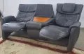 Релакс диван естествена кожа+маса, снимка 4