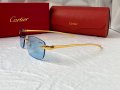 Cartier висок клас прозрачни слънчеви очила Мъжки Дамски слънчеви, снимка 8