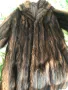 Кожено палто от лисица М/Л/ХЛ, снимка 1